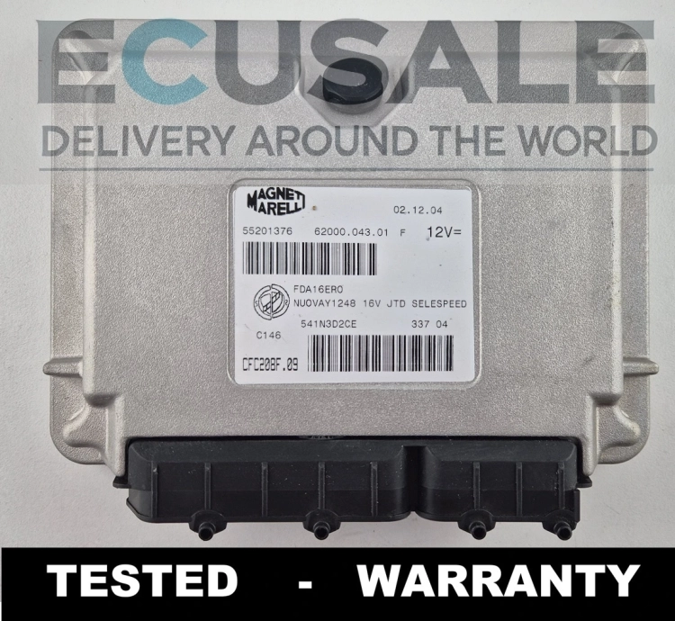 55201376 CFC208F.09 Centralita de la caja de cambios Lancia Ypsilon 1.3 JTD Selespeed Magneti Marelli