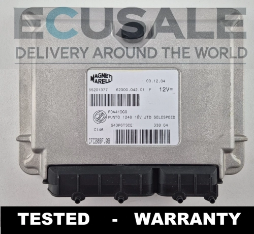 55201377 CFC208F.08 Centralita de la caja de cambios Fiat Punto 1.3 JTD Selespeed Magneti Marelli