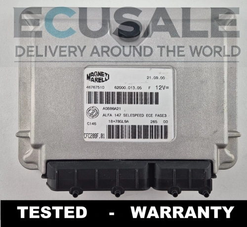 46767510 CFC208F.01 Centralita de la caja de cambios Alfa Romeo 147 Selespeed Magneti Marelli