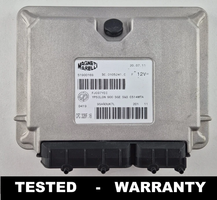 51900169 CFC328F.16 centralita de caja de cambios Lancia Ypsilon – TCU Magneti Marelli