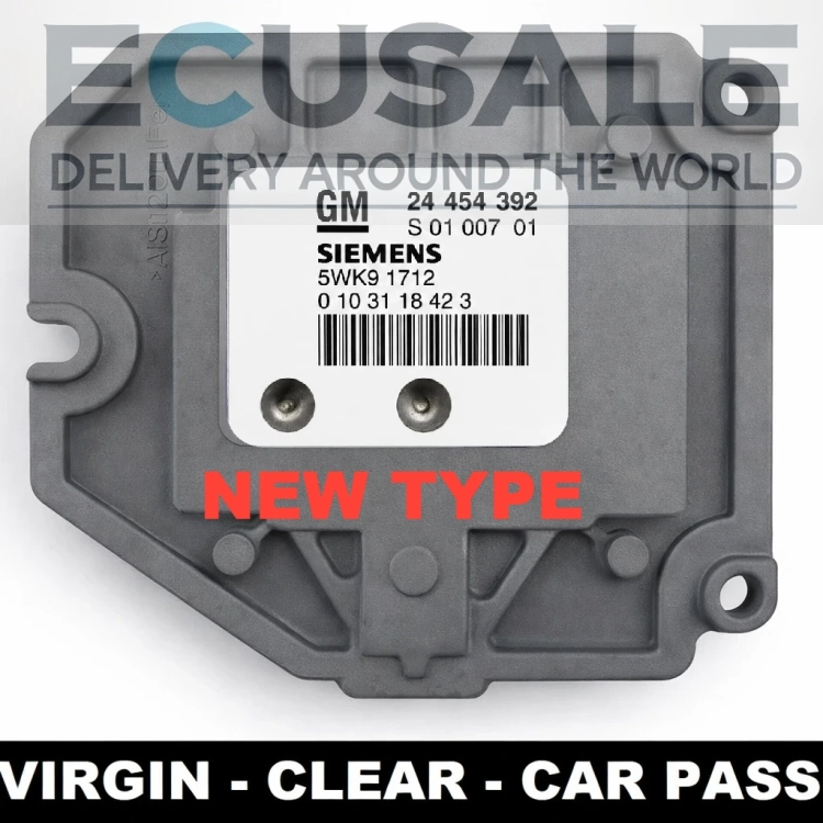 GM 24454392 Siemens 5WK91712 Motorsteuergerät Opel 1.8 16V neueres Modell