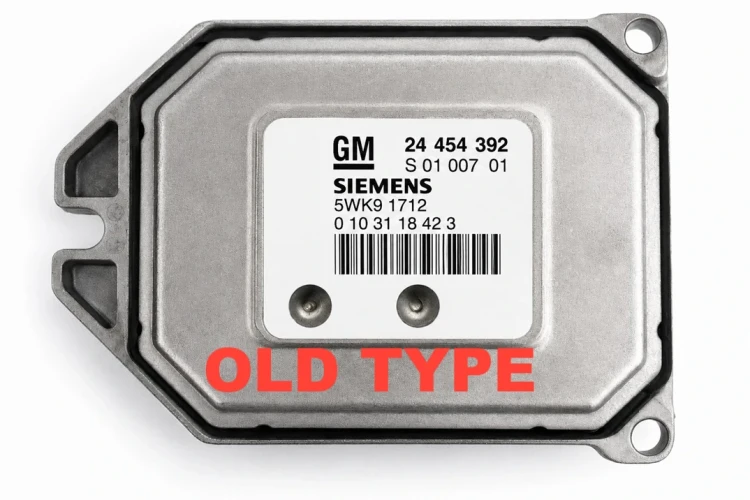 24454392 5WK91712 sterownik silnika Siemens Opel Astra G / Zafira A / Vectra B 1.8 16V Z18XE Virgin – nowszy typ – dodatkowe