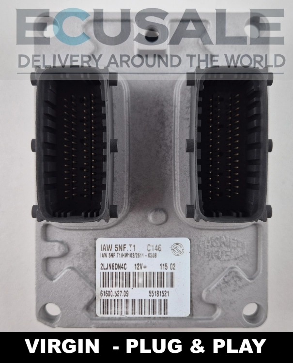 55181521 IAW 5NF.T1 Centralita de motor Fiat Stilo 1.6 16V Virgin Plug and Play