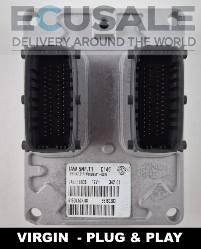 55180283 IAW 5NF.T1 61600.527.08 Centralita de motor Fiat Stilo 1.6 16V Virgin Plug and Play