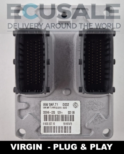 55187475 IAW 5NF.T1 61600.527.10 Centralita de motor Fiat Stilo 1.6 16V Virgin Plug and Play