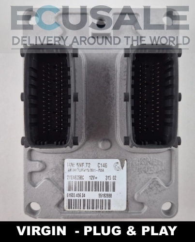 55182888 IAW 5NF.T2 61600.456.04 ECU engine controller Fiat Stilo 1.6 16V Virgin Plug and Play
