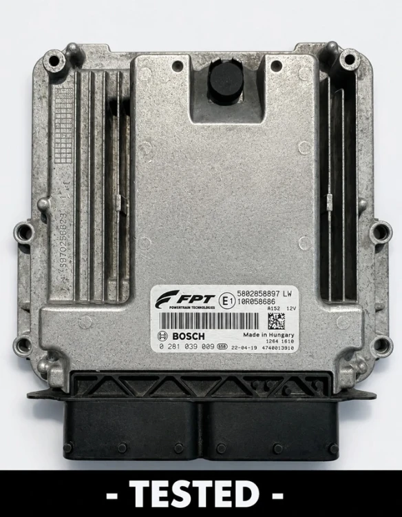 steuergerät ECU 0281039009 5802858897 Iveco Daily 2.3 Diesel Euro 6