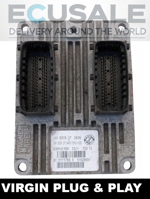 51926691 IAW 5SF8.CP Centralita de motor Fiat Panda 1.2 8V Virgin Plug and Play