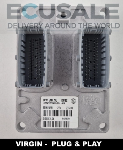 51788361 61600.579.04 Motorsteuergerät Fiat Panda 1.2 IAW 5NF.S5 Virgin Plug &amp;amp;amp; Play