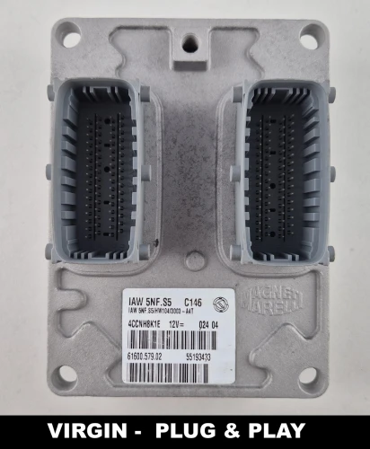 55193433 61600.579.02 IAW 5NF.S5 Centralita de motor Fiat Panda 1.2 8V Virgin Plug &amp;amp;amp; Play