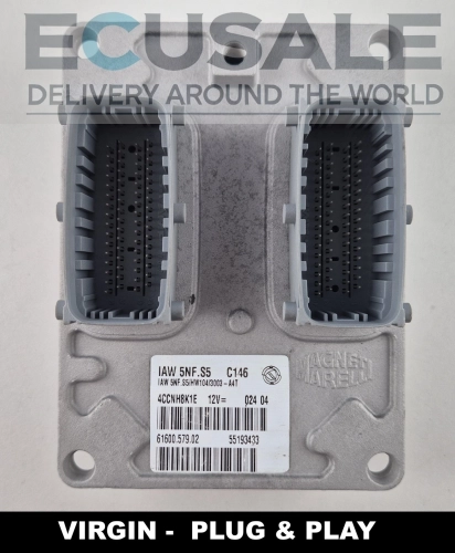 55193433 61600.579.02 IAW 5NF.S5 Motorsteuergerät Fiat Panda 1.2 8V Virgin Plug &amp;amp;amp; Play
