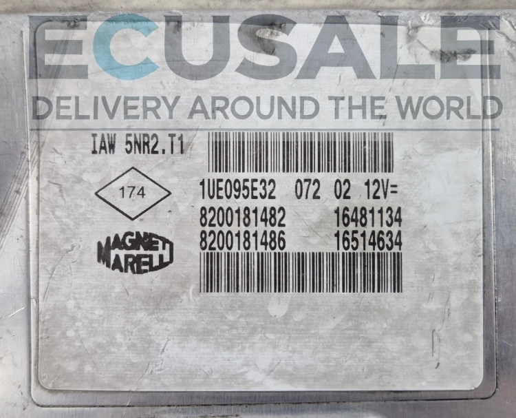 IAW 5NR2.T1 ECU Renault Clio II 1.2 16V Virgin Plug &amp;amp;amp; Play Centralina motore