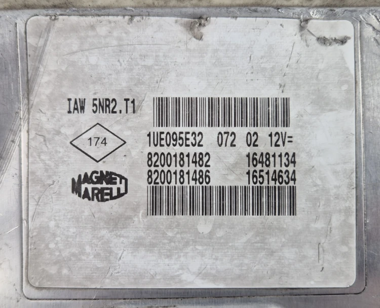 IAW 5NR2.T1 ECU Renault Clio II 1.2 16V Virgin Plug &amp;amp;amp; Play Centralita de motor