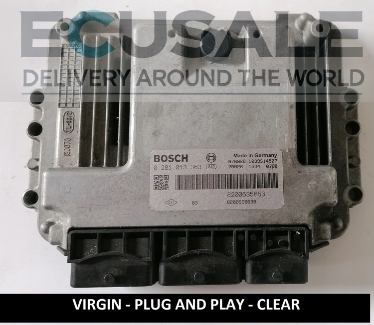 ECU MASTER-2-5 0281013363 8200635663 CENTRALINA DO MOTOR