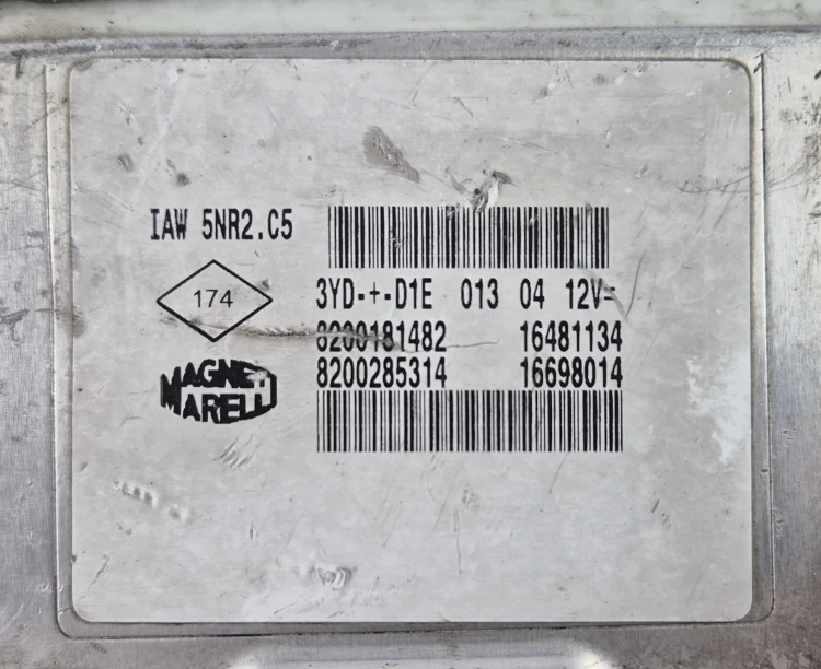 IAW 5NR2.C5 ECU Renault Clio II 1.2 16V Virgin Plug &amp;amp;amp; Play Centralita de motor