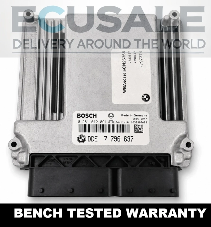 Centralina do motor Bosch EDC16C1 0281012091 7796637 BMW 530d E60 E61 3.0d