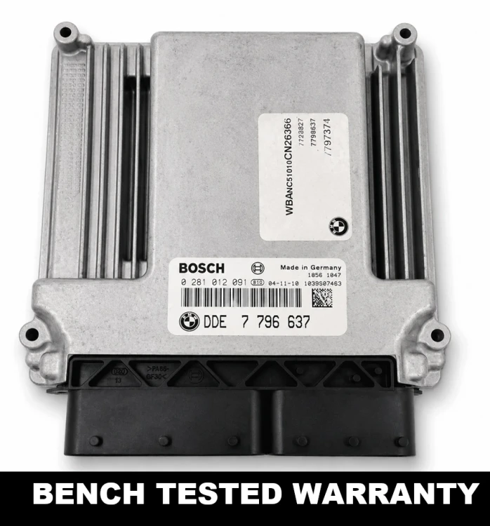 Centralita de motor Bosch EDC16C1 0281012091 7796637 BMW 530d E60 E61 3.0d