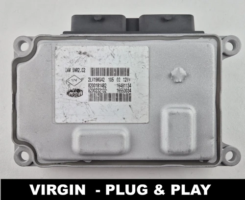 Centralita de motor 8200232132 Magneti Marelli IAW 5NR2.C2 8200181482  Renault Clio 1.2 16V VIRGIN