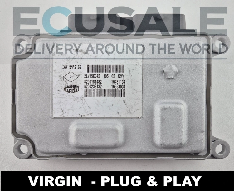 Centralina do motor 8200232132 Magneti Marelli IAW 5NR2.C2 8200181482  Renault Clio 1.2 16V VIRGIN