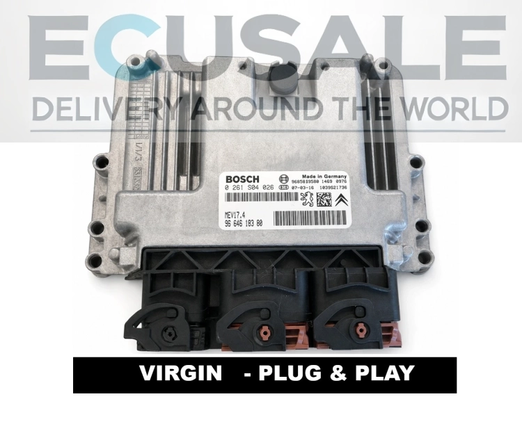 0261S04026 9664618380 centralina do motor Bosch MEV17.4 Peugeot 207, 207 CC 1.6 VTi
