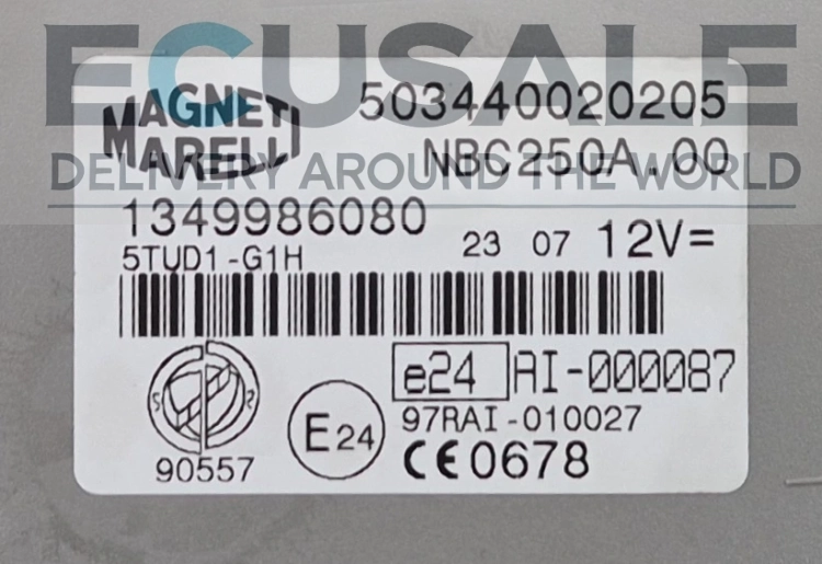 módulo de unidad de control BSI BCM Magneti Marelli 1349986080 503440020205 Fiat Ducato, Peugeot Boxer, Citroën Jumper