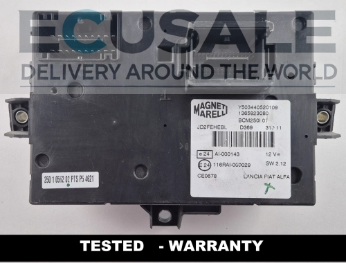 steuergerät modul BSI BCM Magneti Marelli 1365823080 Y503440520109 Fiat Ducato, Peugeot Boxer, Citroën Jumper