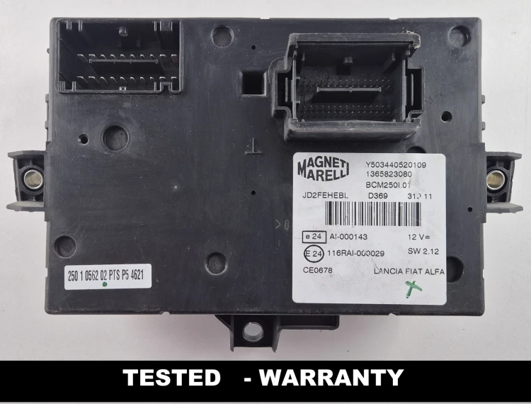 Moduł BSI BCM Magneti Marelli 1365823080 Y503440520109 do Fiat Ducato, Peugeot Boxer i Citroën Jumper