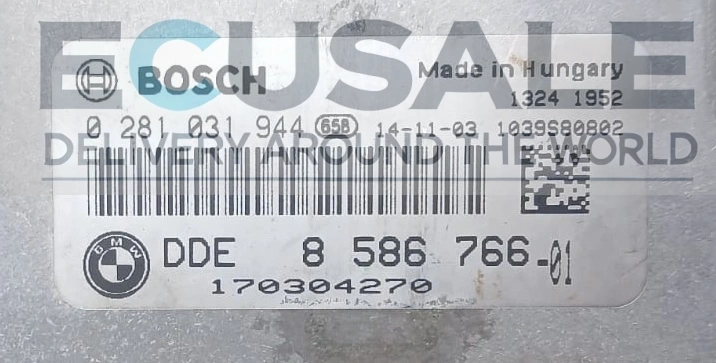 centralita de motor Bosch DDE 8586766 0281031944 1039S80802 BMW Serii 2 F45 F46 i MINI F55 F56 requiere programación