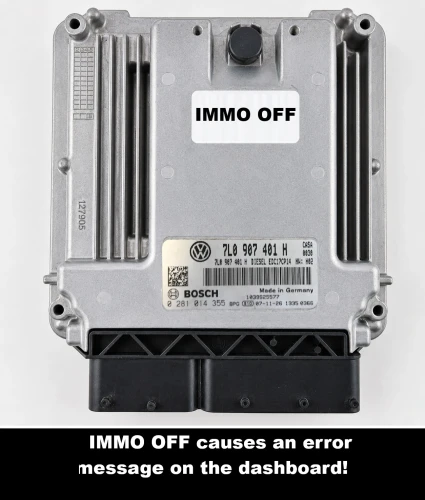 centralina motore ECU Bosch EDC17CP14 7L0907401H 0281014355 VW Touareg 3.0 TDI IMMO OFF
