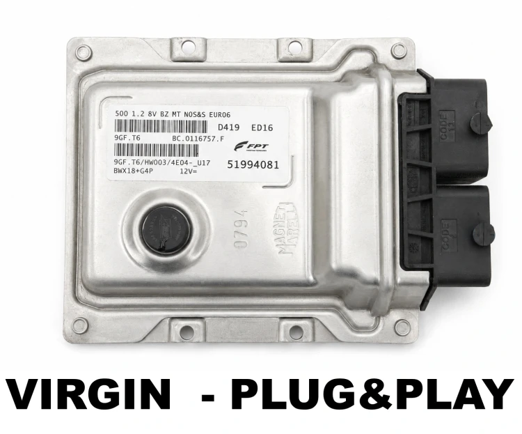 Sterownik silnika ECU Magneti Marelli 51994081 BC.0116757.F 9GF.T6 Fiat 500 1.2 8V