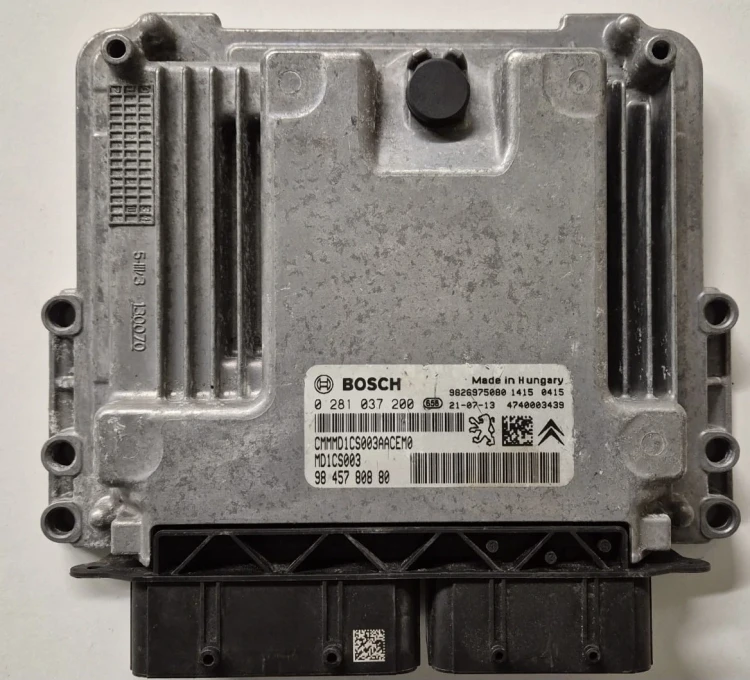 0281037200 9845780880 ECU engine control unit Bosch MD1CS003 Peugeot Citroen Opel 1.5 BlueHDi