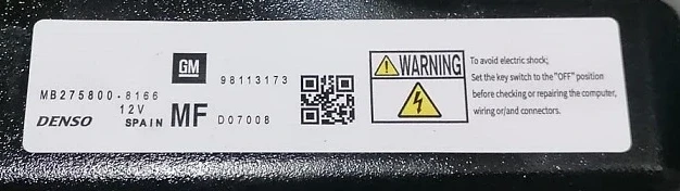 ECU MF 98113173 MB275800-8166 MF