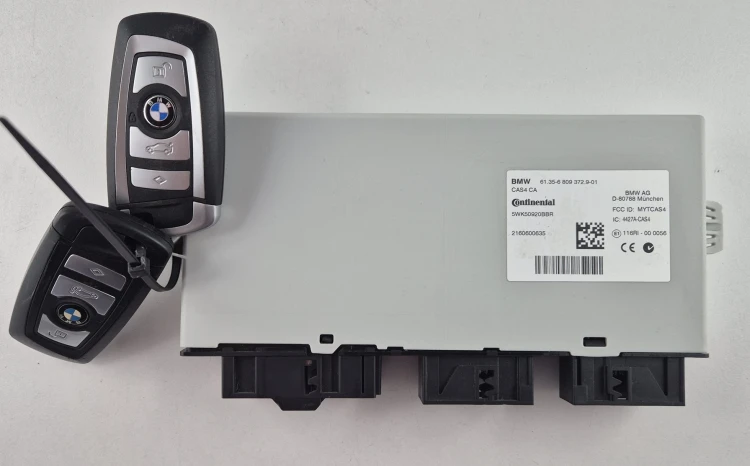 BMW 61356809372 CAS4 CA Continental 5WK50920BBR CAS Module with Keys