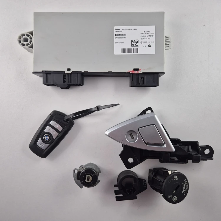 BMW 61359359013 9359013 CAS4 CG Continental 5WK50822HBR módulo con llave y cerradura de encendido