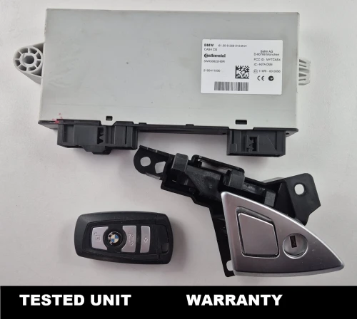 BMW 61359359013 9359013 CAS4 CG Continental 5WK50822HBR module with key and ignition switch