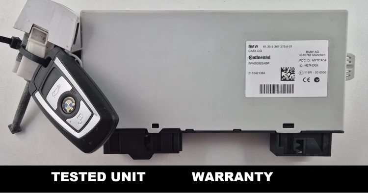 BMW 61359367376 CAS4 CG Continental 5WK50922ABR module with Key