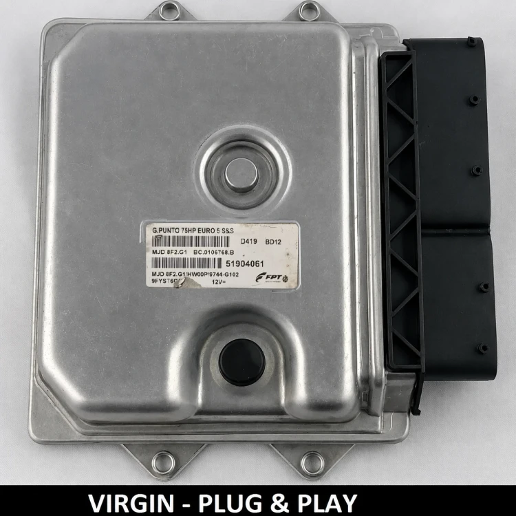 ECU 51904061 MJD8F2.G1 do Fiat Punto 1.3 – Plug-GO , zgodny z Euro 5, gotowy do montażu