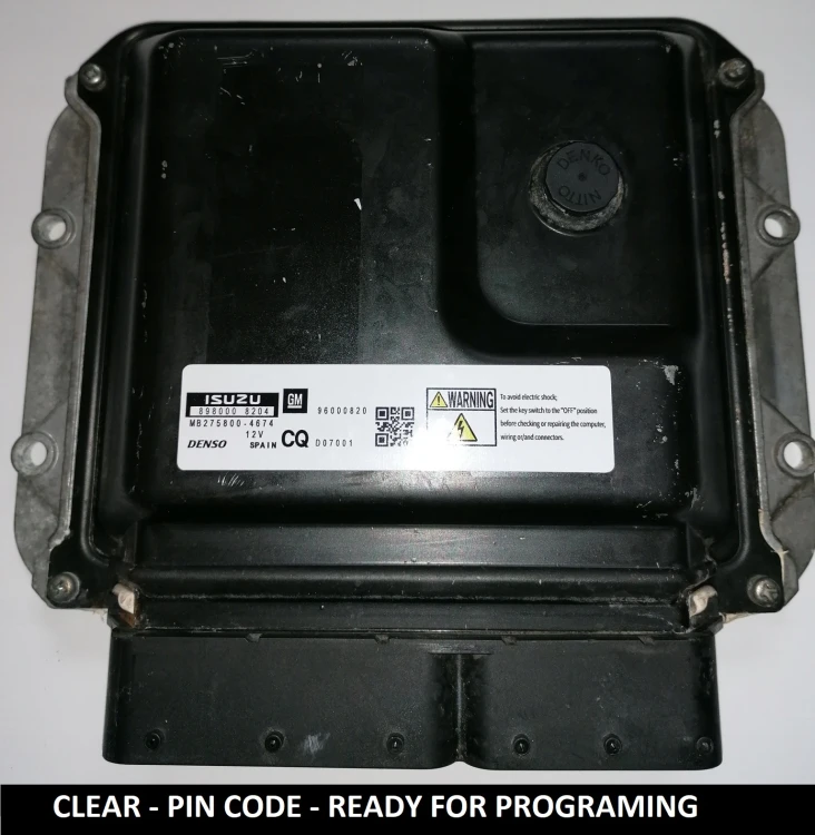 98000820 CQ centralina motore Denso Opel Corsa D 1.7 CDTI Virgin