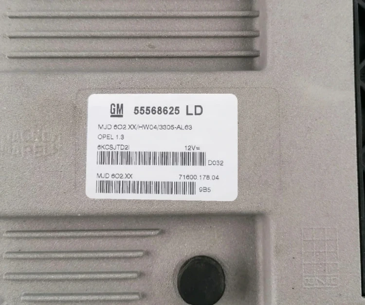 Label 55568625 LD Magneti Marelli  Opel  Corsa D 1.3 CDTI