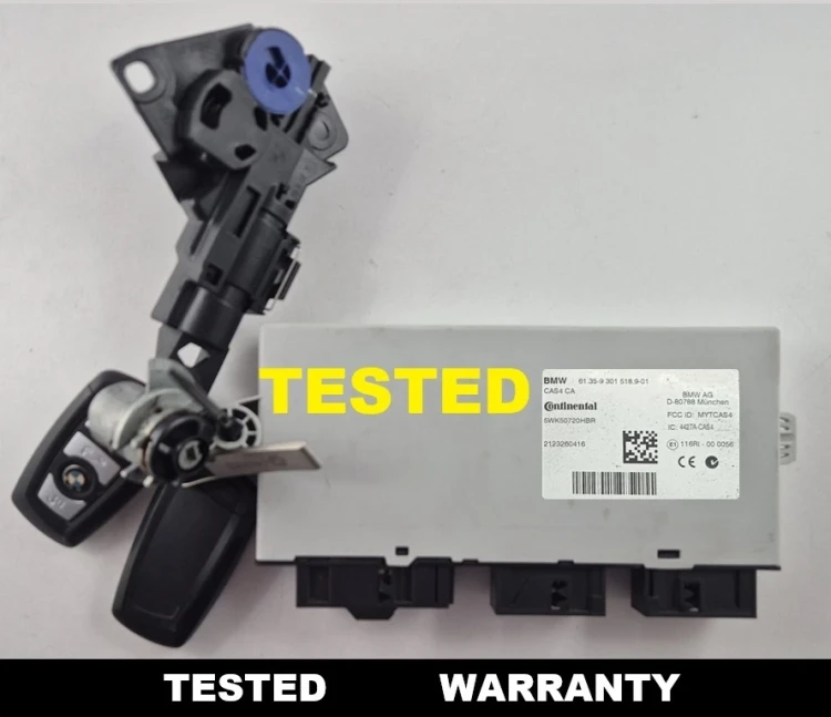 Module CAS4 Continental 61359301518 5WK50720HBR BMW Seria 5 F10 F11 with keys