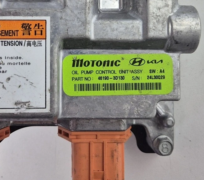 Oil Pump Label 46190-3D130 Motonic Kia Sportage V NQ5 1.6 PHEV