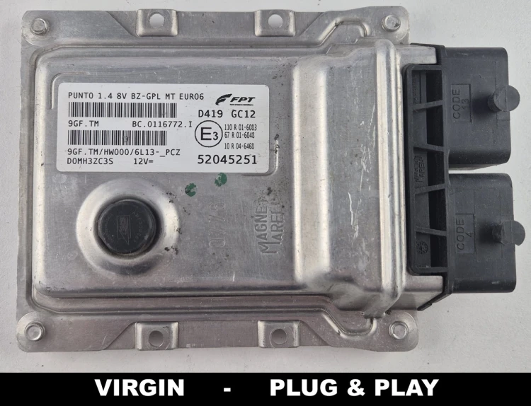 module 52045251 9GF.TM Fiat Punto 1.4 8V LPG VIRGIN Plug &amp;amp; Play