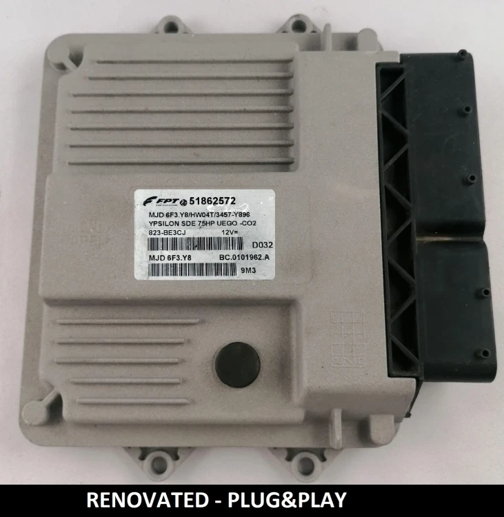 centralita de motor Lancia Ypsilon 51862572  Virgin plug&amp;amp;amp;play