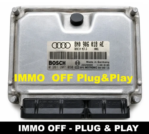 Ecu controller OEM 8N0906018AE /Bosch 0261207030 ME7.5 for Audi TT Immo off