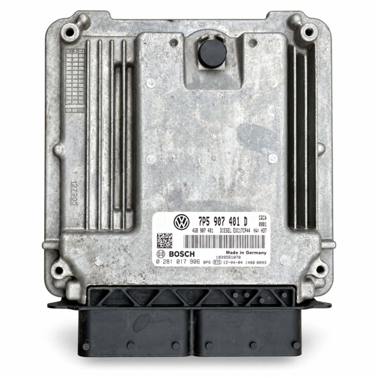 centralina motore Bosch 0281017906, OEM 7P5907401D,  Porsche Cayenne diesel