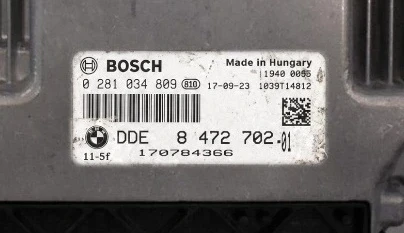 0281034809 8472702 Bosch BMW engine control unit DDE8472702