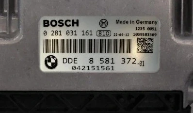 0281031161 8581372 Bosch BMW engine control unit DDE8581372