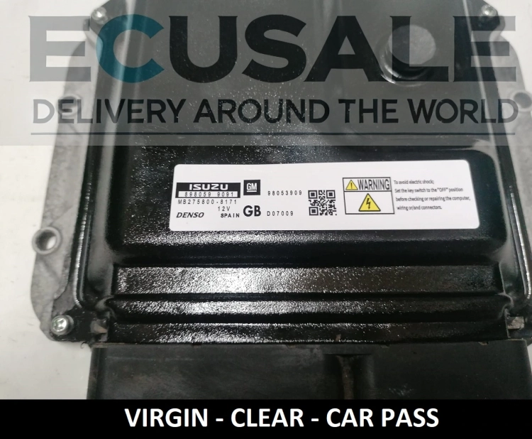 ECU 98053909 GB OPEL MB275800-8171 98053909GB