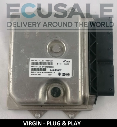 Centralita de motor Fiat Ducato 2.3 55246597 MJD8F3.B2