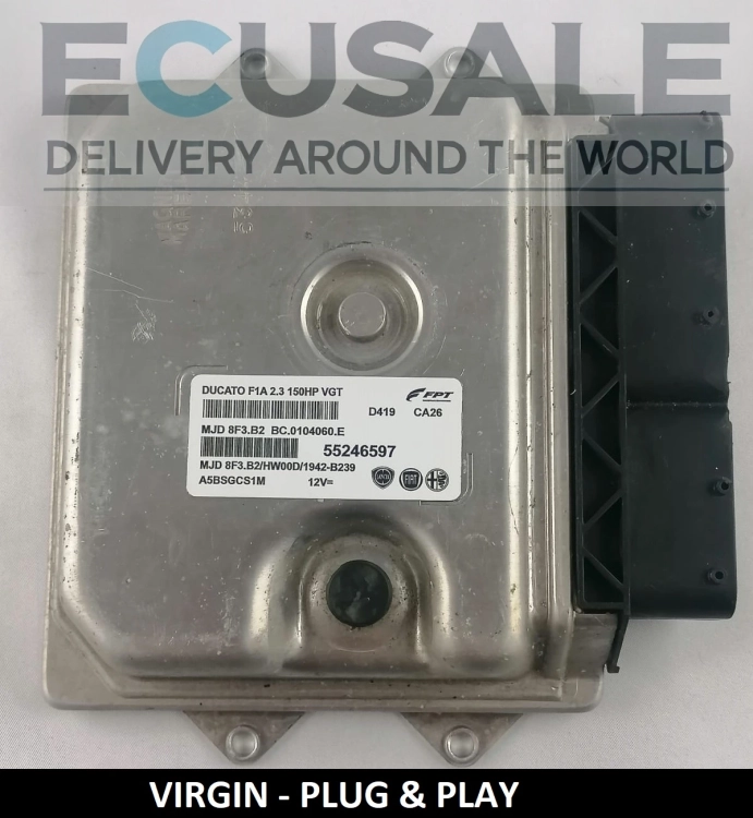 Engine ECU Fiat Ducato 2.3 55246597 MJD8F3.B2